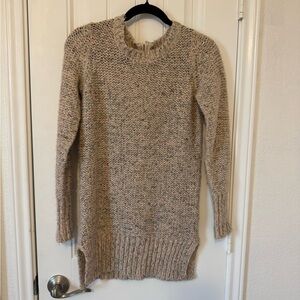 Ruby Moon Speckled Knit Sweater with back zipper size S
